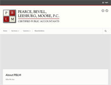 Tablet Screenshot of pearcebevill.com